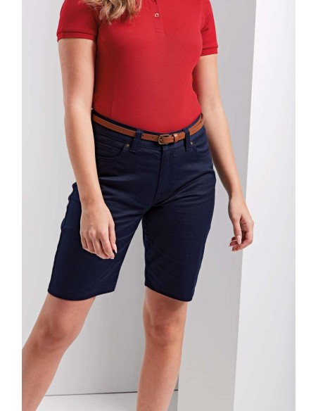 PRE-PR572-Short chino Performance pour femme 2